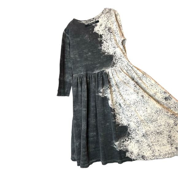 LITTLE CREATIVE FACTORY Scribble Long Dress 100% Organic Cotton Dress Girl 8 Yr. - Picture 8 of 10